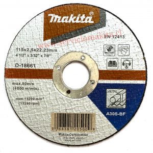 disco esmeril metal d-18661 makita